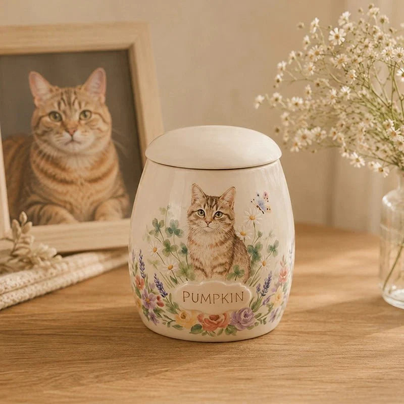 Paw & Ash Custom Hand-Painted Memorial Urn — product photo 2