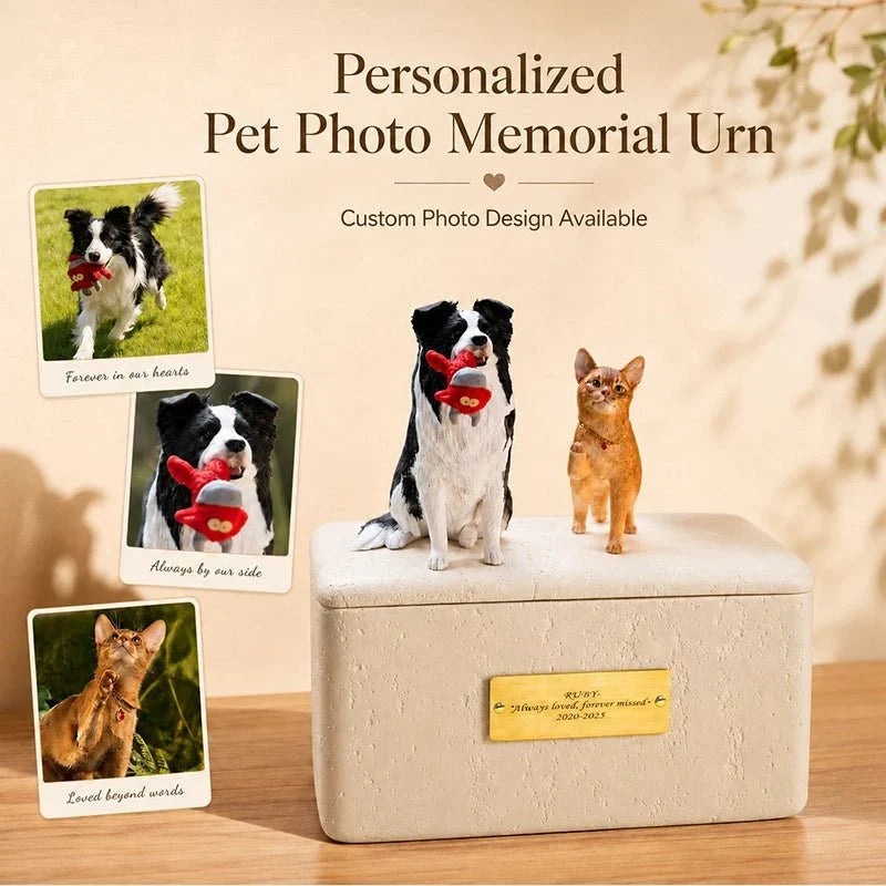Paw & Ash Custom Clay Figurine Memorial Urn — product photo 8