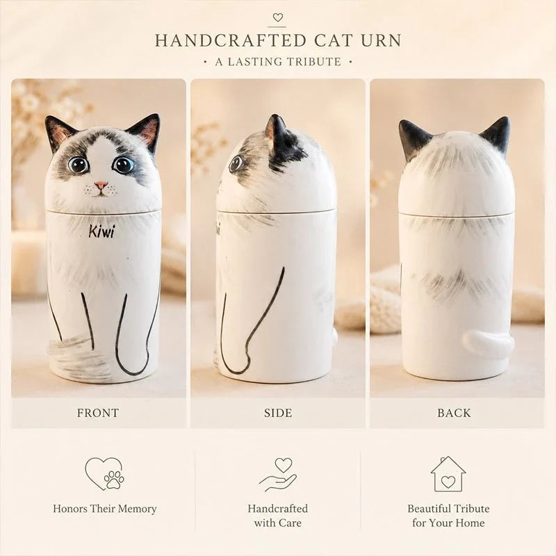 Paw & Ash Cat Memorial Urn — product photo 4