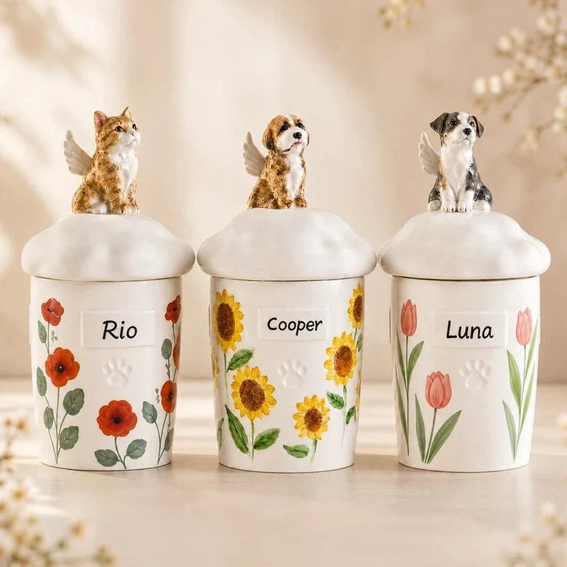Paw & Ash Angel Memorial Urn — product photo 2