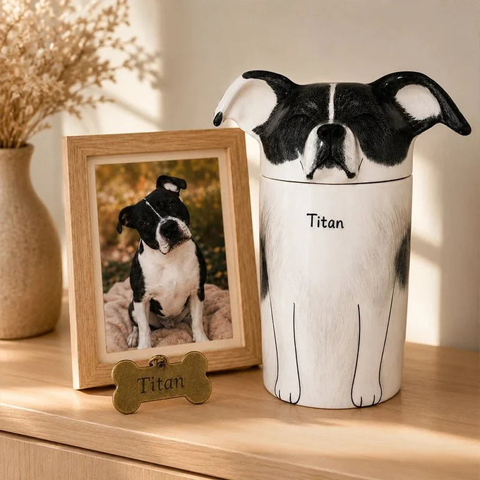 Paw & Ash Dog Memorial Urn