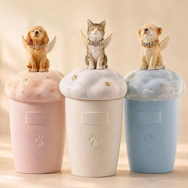 Paw & Ash Angel Memorial Urn — product photo 3