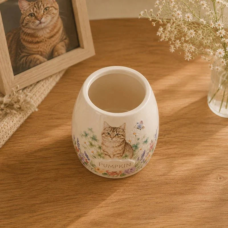 Paw & Ash Custom Hand-Painted Memorial Urn — product photo 4
