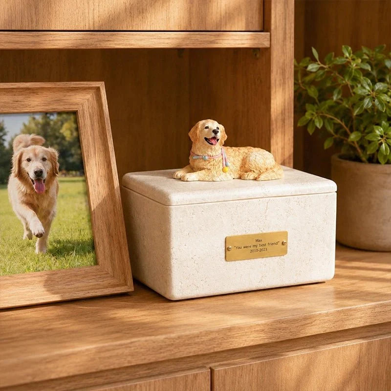 Paw & Ash Custom Clay Figurine Memorial Urn — product photo 5