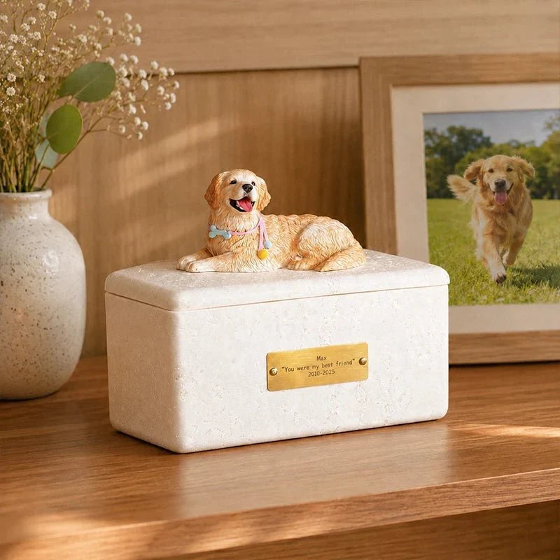 Paw & Ash Custom Clay Figurine Memorial Urn — product photo 6