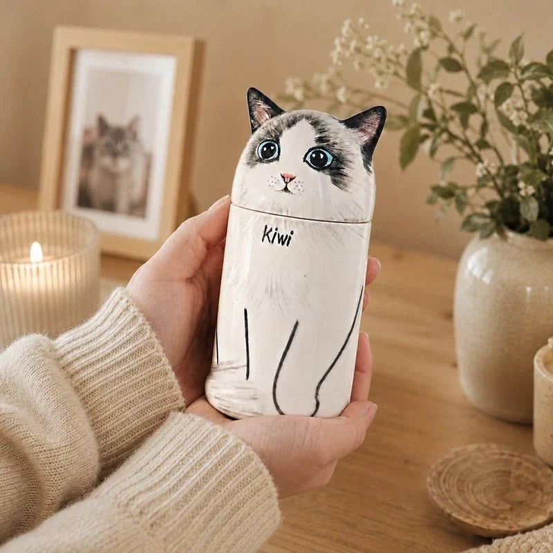 Paw & Ash Cat Memorial Urn — product photo 3