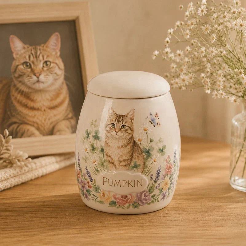 Paw & Ash Custom Hand-Painted Memorial Urn — product photo 5