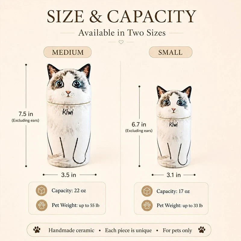 Paw & Ash Cat Memorial Urn — product photo 5