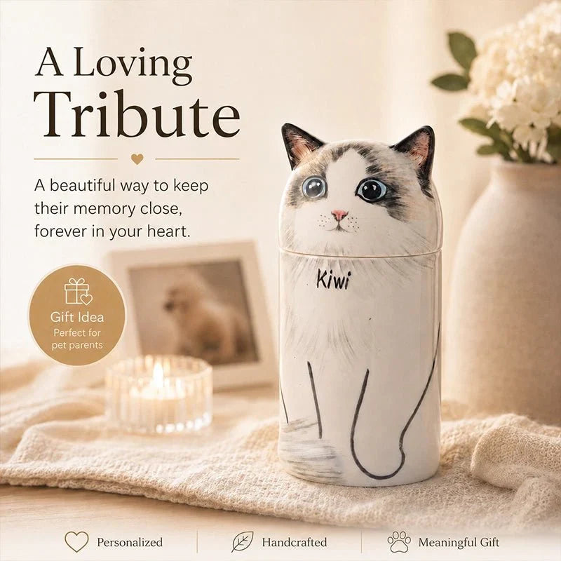 Paw & Ash Cat Memorial Urn — product photo 8