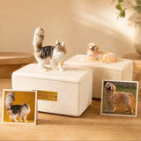 Paw & Ash Custom Clay Figurine Memorial Urn — product photo 1
