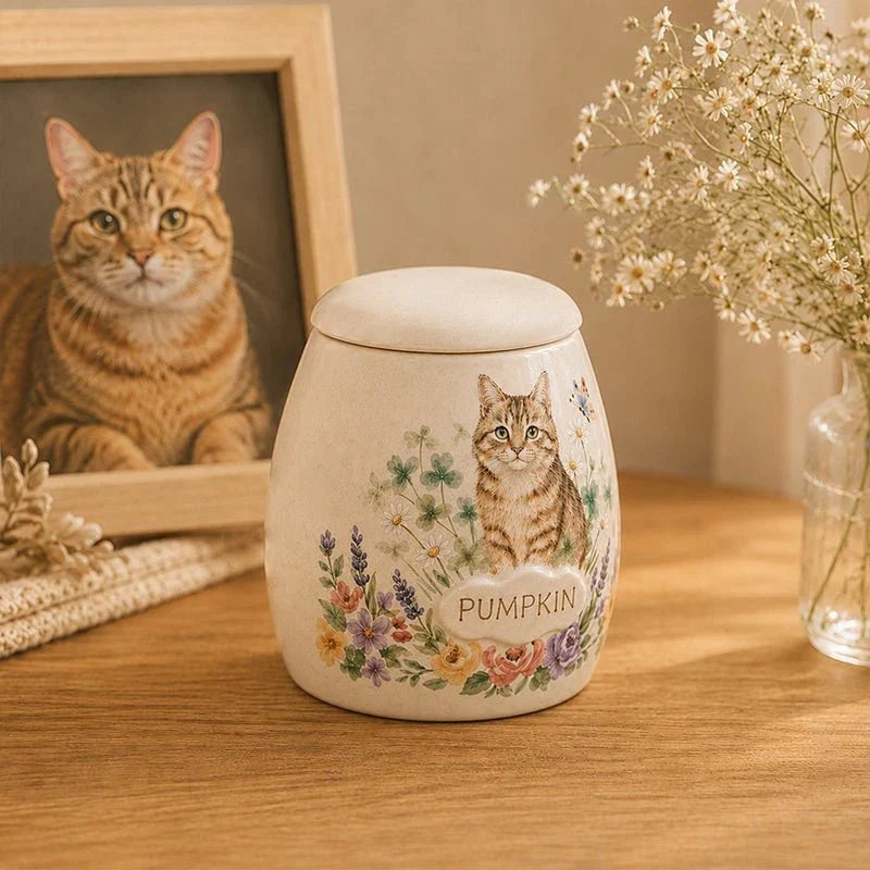 Paw & Ash Custom Hand-Painted Memorial Urn — product photo 9
